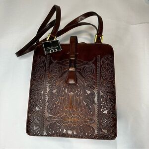 (22) Bellerose Brown Leather Bag